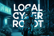 Infusive Futuristic Display Font, a Script Font by UICreative (Thumbnail 2 of 13)