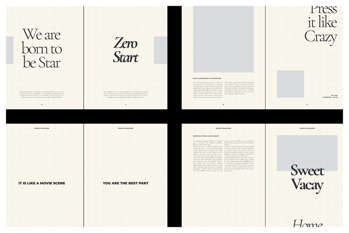 EGOSH Editorial Lookbook, a Magazine Template by Arif Tri Ananta (Photo 9 of 14)