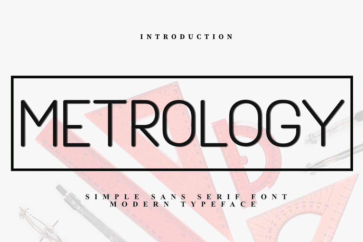 Metrology, a Sans Serif Font by InermediaSTUDIO (Photo 1 of 8)