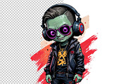 Cool Zombie Kids Clipart, a Person Illustration by yod67 (Thumbnail 2 of 7)