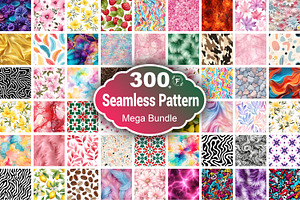 Seamless Pattern Mega Bundle, a Pattern Graphic by Forhadx5