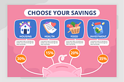 Budgeting Infographic Template, a Templates & Theme by Bartama Graphic (Thumbnail 3 of 4)