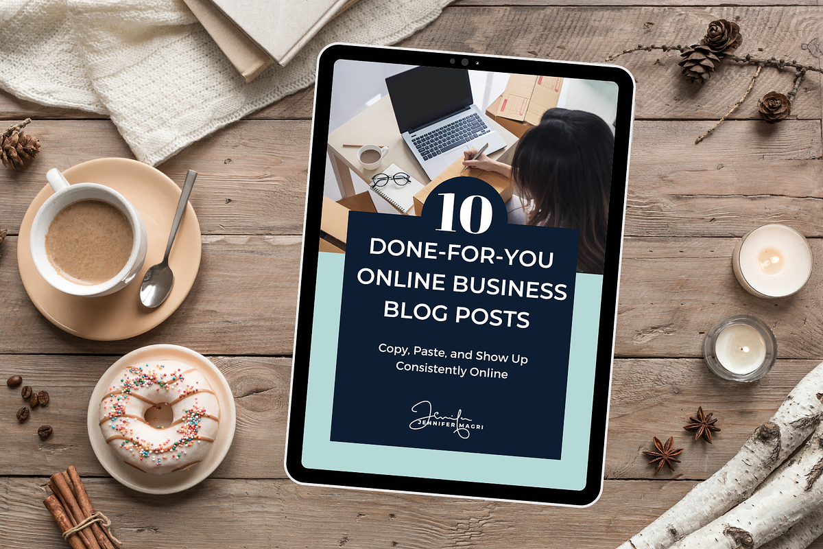 BLOG POSTS FOR ONLINE BUSINESS COACH, a Templates & Theme by Jennifer Magri Templates (Photo 5 of 8)