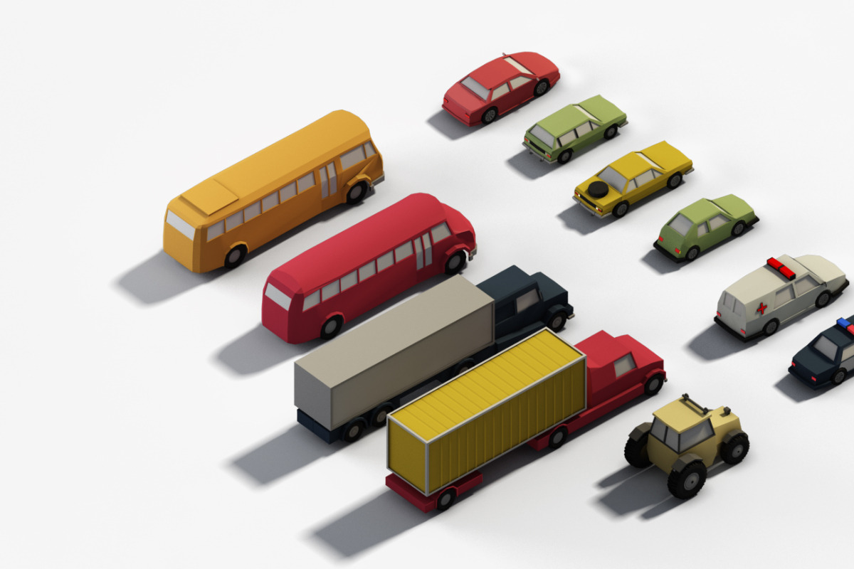 Low Poly Vehicles, a Cars & Vehicle 3D Model by Gabi Quintana / Plash.tv (Photo 4 of 10)
