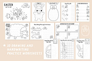 Easter village coloring games, an Education Illustration by Lexi Claus (Thumbnail 8 of 16)