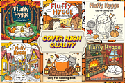 Fluffy Hygge Cozy Fall Coloring Book, an Animal Illustration by Akrinity Digital (Thumbnail 4 of 4)