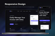 Orbiz SaaS Website Template UI Kit, an UI Kit Template by Creative Perspective (Thumbnail 4 of 7)