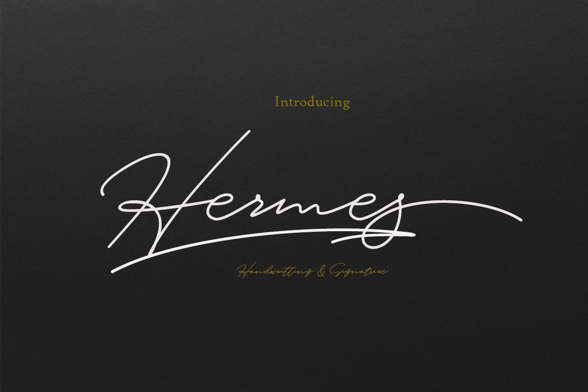 Hermes//Handwritting Font