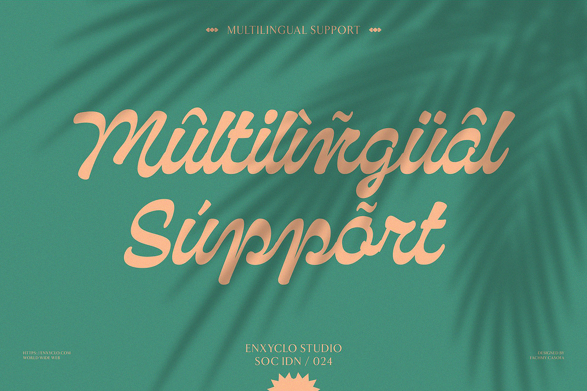 NCL Qanproy Woldriug, a Script Font by Enxyclo Studio (Photo 14 of 19)