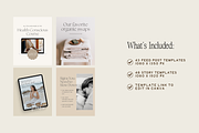 Earthy Organic Instagram Templates, a Social Media Template by Saela Studio (Thumbnail 3 of 5)