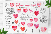 Watercolor Valentine's Day, a Background Graphic by Nafanya (Thumbnail 2 of 6)