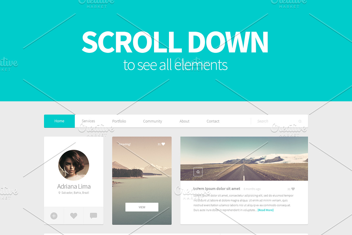 Alpha UI Kit, an UI Kit Template by Victor Barac (Photo 4 of 4)