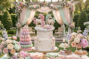Watercolor Magic Rainbow Unicorn Set, a Decorative Illustration by Carol Lozove (Thumbnail 31 of 74)