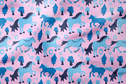 Christmas horse pattern, a Pattern Graphic by Lucyinyourheart (Thumbnail 5 of 10)