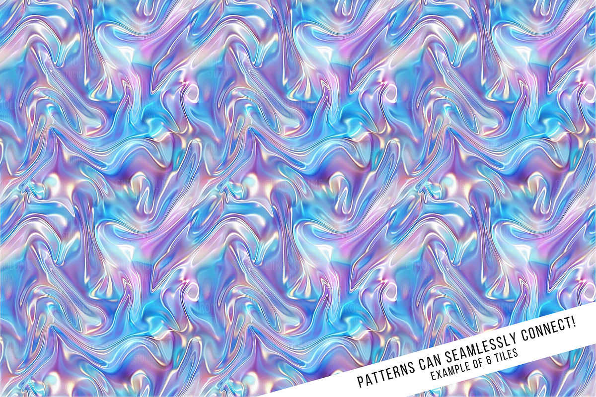 Holographic Foil Digital Paper, a Pattern Graphic by Chromolume Studio (Photo 27 of 28)