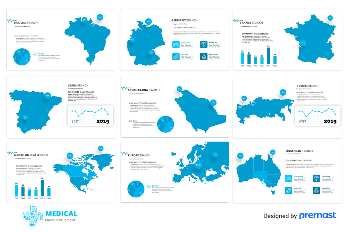 Medical Presentation template, a Presentation Template by Premast (Photo 19 of 19)