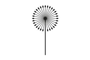 Dandelion Icon Perfect for Various, an Object Illustration by the8monkey