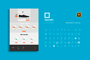 Square UI KIT, an UI Kit Template by Newface (Thumbnail 8 of 8)