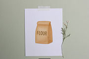 Cute Baking Tools, a Food Illustration by PaintPixelCo (Thumbnail 8 of 15)