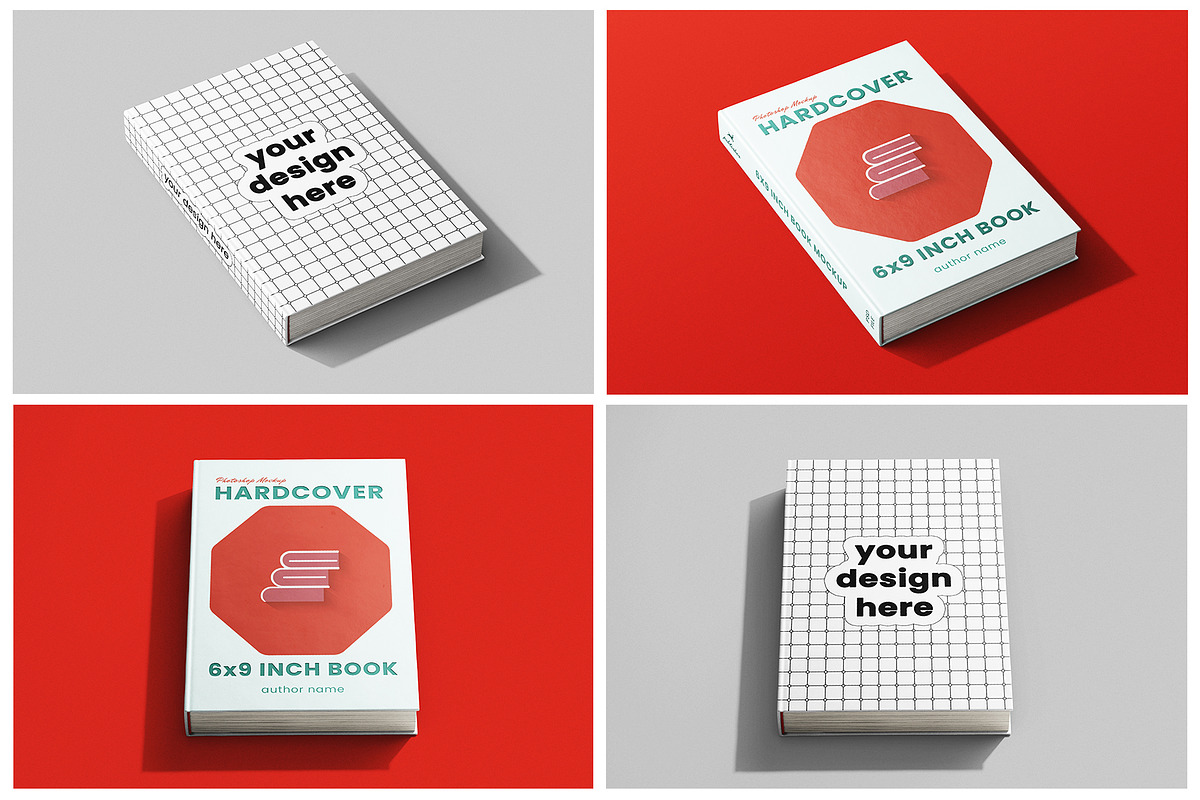 Hardcover Book 6x9 Inch Mockup Set, a Books & Magazine Mockup by Remnand Studio (Photo 7 of 11)