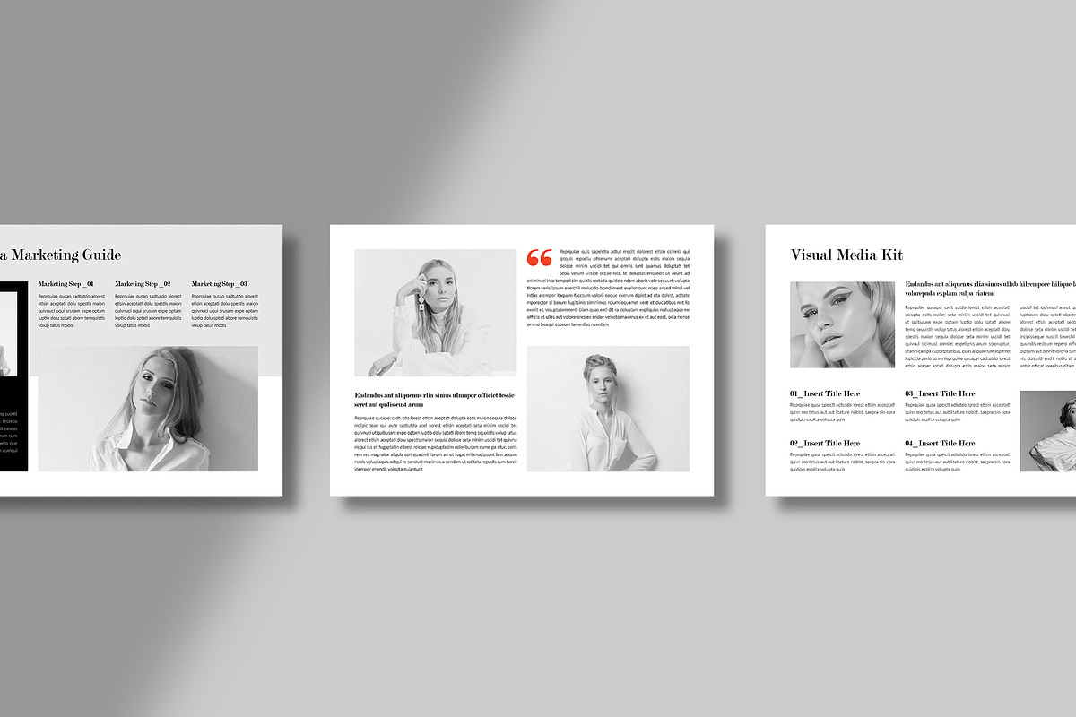 Social Media Kit Template Landscape, a Brochure Template by Spark_Creative (Photo 10 of 14)