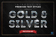 Gold & Silver #2 - 20 Text Styles, a Layer Style Add-On by Jonas Stensgaard (Thumbnail 10 of 23)