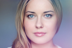 Natural beauty and skincare elegance, blonde woman with clear fa, a Person Photo by Studio ANNA