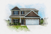 Watercolor House Painting Art Effect, an Action Add-On by MRI STUDIO (Thumbnail 15 of 17)