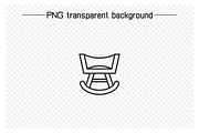 100 Chair and Sofa Icons Set, an Outline Icon by Designfour (Thumbnail 4 of 7)
