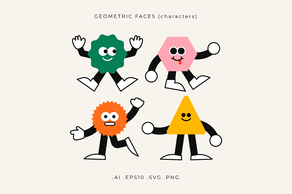 Geometric Faces, an Object Graphic by Léo Alexandre (Photo 5 of 10)