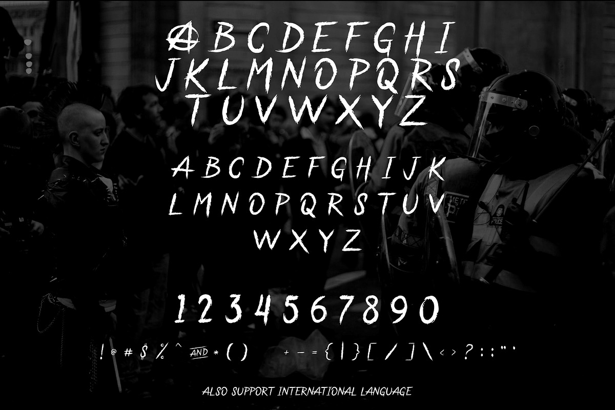 Anarchaos Extreme Sporty Font, a Font by Anomali Creatype (Photo 6 of 6)