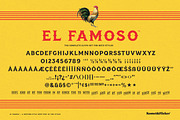 El Famoso - A Western Style Font, a Serif Font by Komet & Flicker (Thumbnail 12 of 12)
