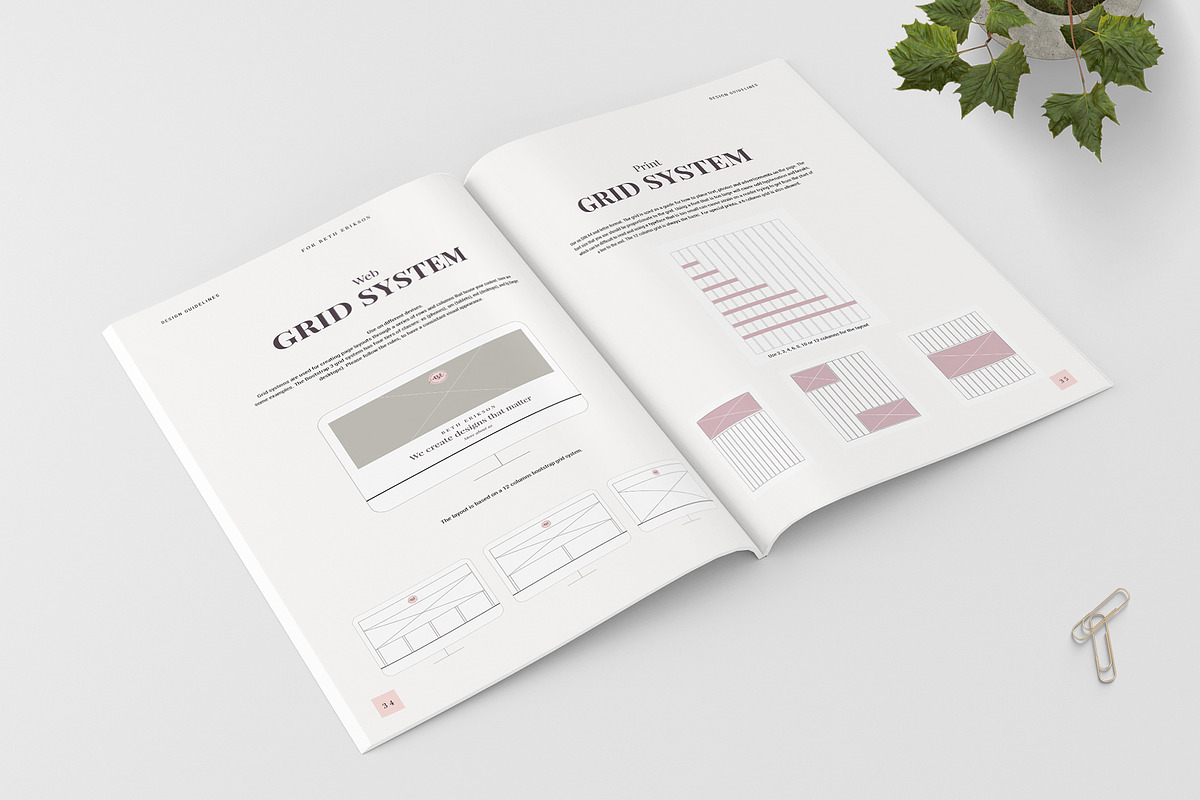 Design & Brand Guidelines, a Brochure Template by Imagination Area (Photo 16 of 21)