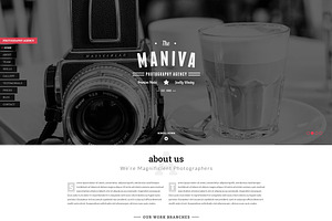 Photography Agency - WordPress Theme