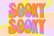 Psychedelitype Sooky - 3 font family, a Sans Serif Font by Dear Darling Design (Thumbnail 7 of 8)