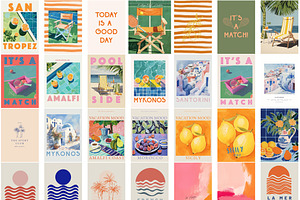 Eclectic Summer & Travel Prints