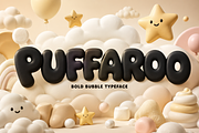 Puffaroo – Playful Bubble Font, a Sans Serif Font by RAHMAT (Thumbnail 7 of 11)