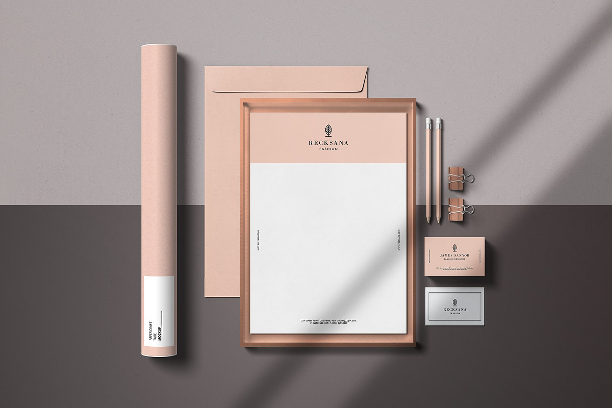 Minimal Stationery Mockup Creator, a Books & Magazine Mockup by Momogi (Photo 4 of 8)