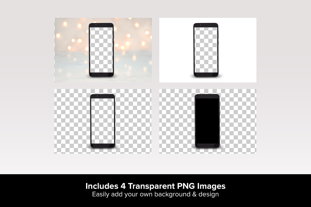 Smart Phone Mockup - PSD, PNG & JPG, a Merchandise Mockup by MelissaBMockups (Photo 6 of 7)