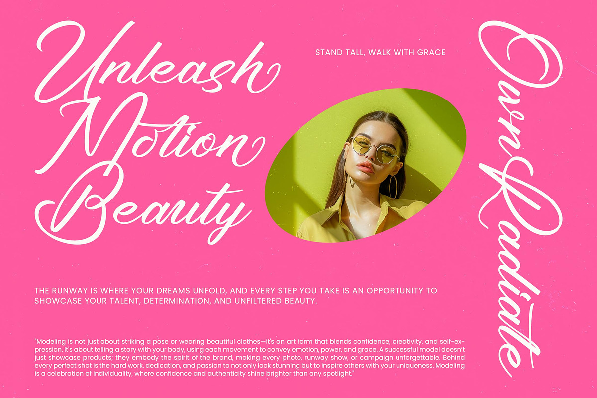 Ayeshy Clanita Bold Calligraphy, a Script Font by stylishtype.co (Photo 3 of 20)