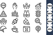 Minimalist Safety Icon Line Art Bund, an Illustration by designvectx (Thumbnail 3 of 3)