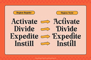 Hugion - Retro Vintage Font, a Font by Flawless And Co (Thumbnail 9 of 10)