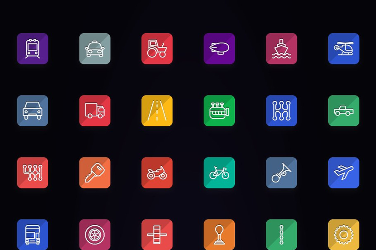 1500+ Flat Icons - Line Icons, an Outline Icon by FlatLineIcons (Photo 19 of 21)