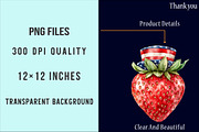 Independence Day Strawberry PNG, an Illustration by SinaCreation (Thumbnail 4 of 10)