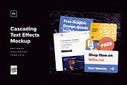Cascading Distortion Text Effects, a Layer Style Add-On by veila.me (Thumbnail 6 of 6)