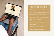 UGC Link In Bio Website Canva, a Landing Page Template by The Chaos Project (Thumbnail 7 of 8)
