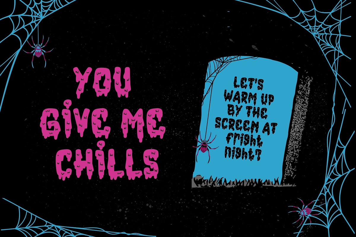 Monster Drip is a cute display font, a Serif Font by Brown Cupple (Photo 3 of 6)