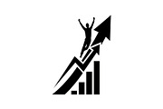 50 Business Growth Success Icons Bun, an Illustration by Designer_Momina (Thumbnail 42 of 51)