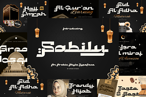 Arabic Style Font Bundle