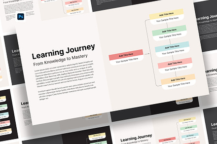 Learning Process Illustrator Slide preview 6